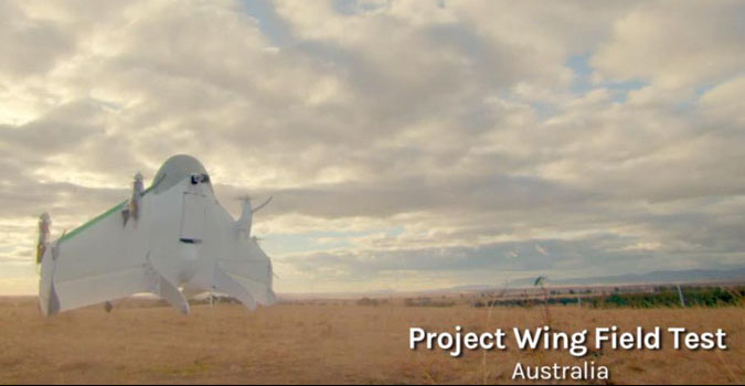 Project Wing : Google dévoile aussi des drones de livraison