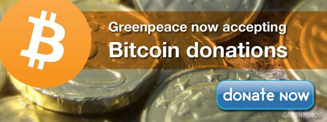 Greenpeace accepte les dons en Bitcoins