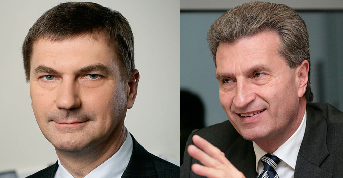 Voici les deux commissaires européens chargés du numérique