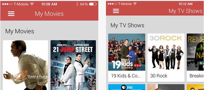 Google Play : les films peuvent être vus sans connexion sur iOS