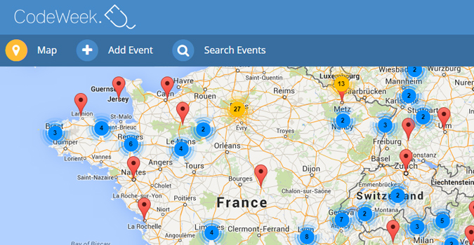 Semaine du Code : 144 événements en France