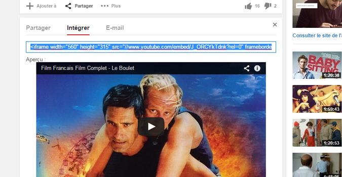 Intégrer en HTML une vidéo YouTube piratée n&rsquo;est pas du piratage