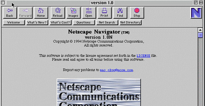 Netscape, l&rsquo;ancêtre de Firefox, fête ses 20 ans
