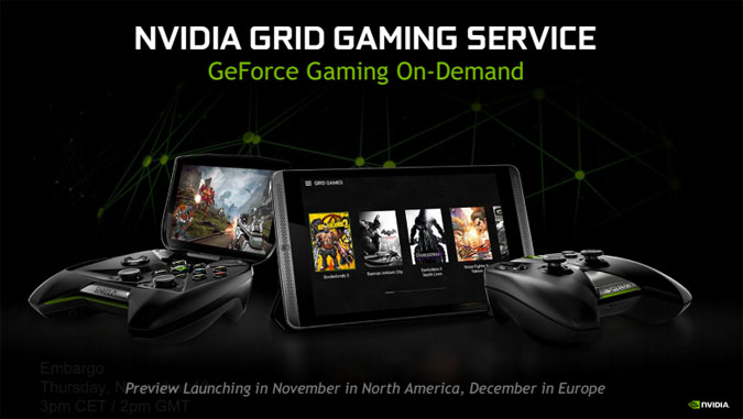 Cloud Gaming : Nvidia lancera GRID en Europe en décembre