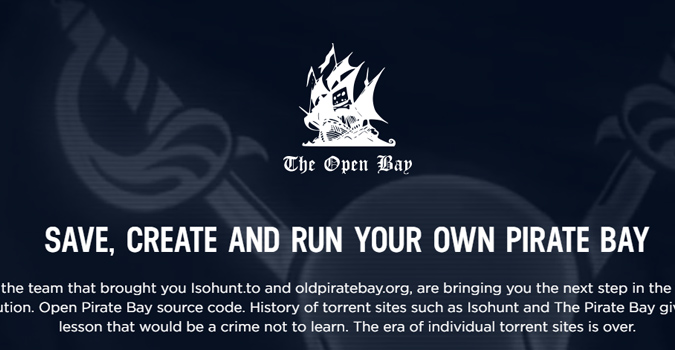 Avec The Open Bay, The Pirate Bay devient open-source et clonable