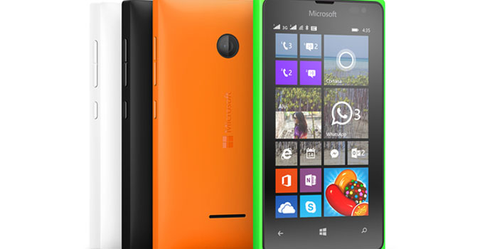 Smartphone : Microsoft consolide son offre d&rsquo;entrée de gamme