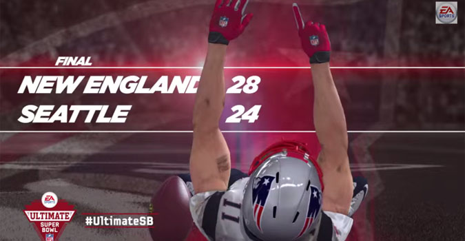 Super Bowl : EA devine la victoire des Patriots avec le score exact