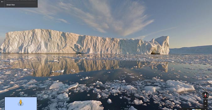 Google Street View s&rsquo;invite au Groenland