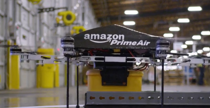 Amazon obtient un petit feu vert pour tester ses drones aux USA