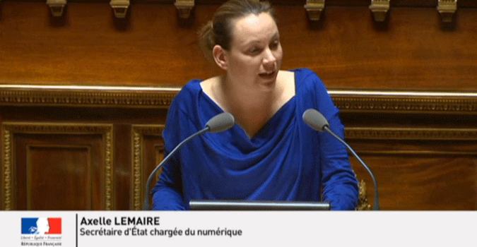 Axelle Lemaire applaudit la dénonciation publique par Anonymous