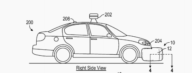 Google imagine un airbag pour piéton sur ses voitures automatiques