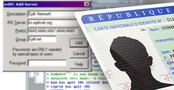 Le réseau IRC EpikNet exigera la carte d&rsquo;identité des internautes