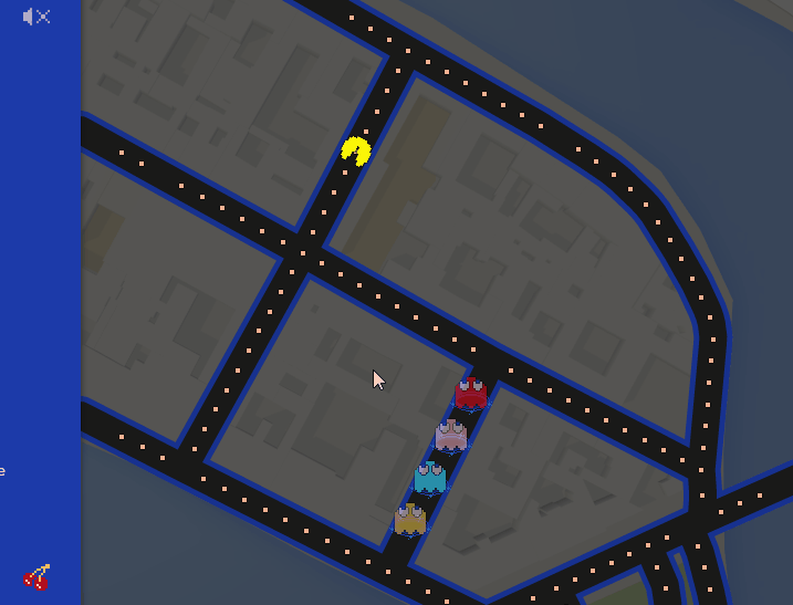 Jouer à Pac-Man dans Google Maps
