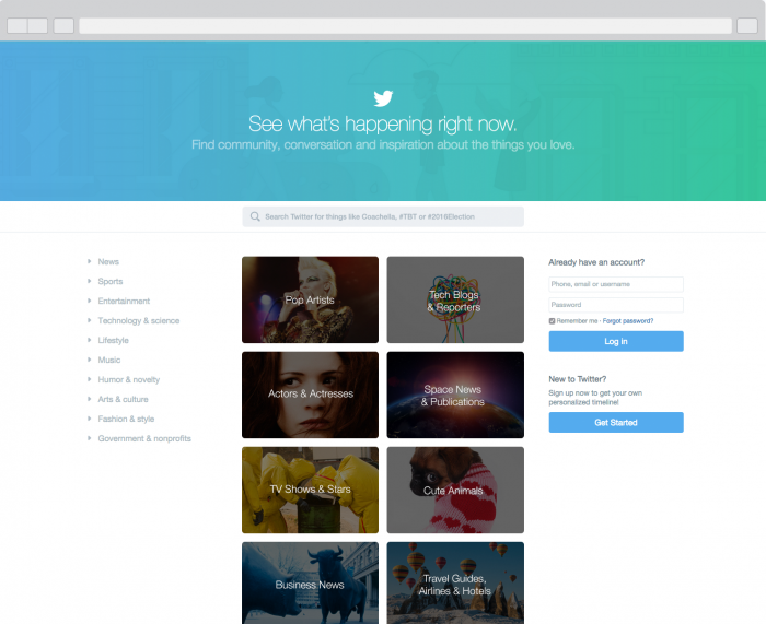 Twitter adapte son site pour séduire les nouveaux venus