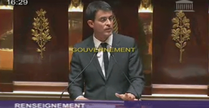 Loi Renseignement : Valls demande une adoption large et rapide
