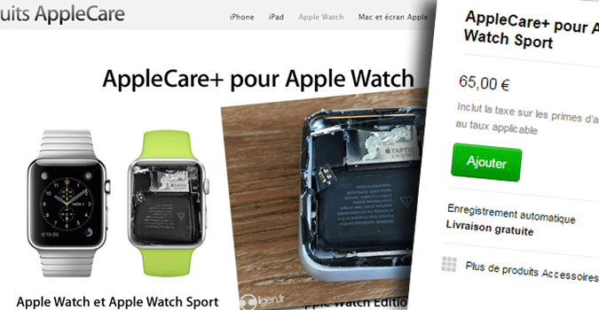 L&rsquo;AppleCare+ ne couvre pas une Apple Watch Sport cassée au sport