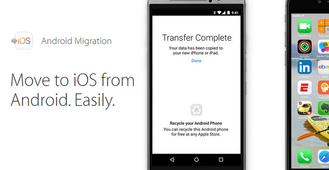 Apple simplifie la migration d&rsquo;Android vers iOS