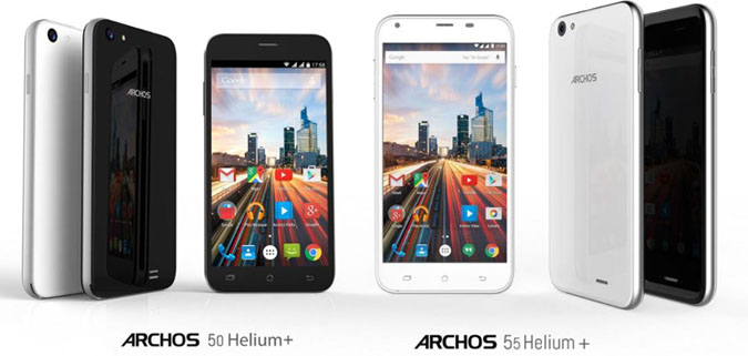 Archos 50 et 55 Helium Plus : deux mobiles 4G à moins de 150 euros