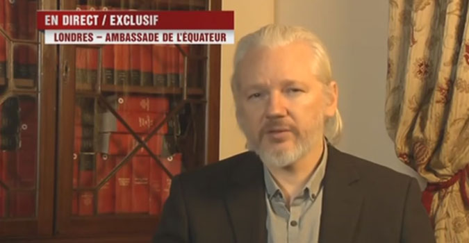 Julian Assange (Wikileaks) appelle la France à prendre la tête d&rsquo;une rebellion
