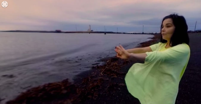 Björk sort un clip en 360 degrés sur YouTube