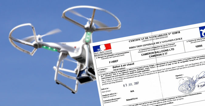 Drones de loisirs : un certificat de navigabilité pour tous les drones ?