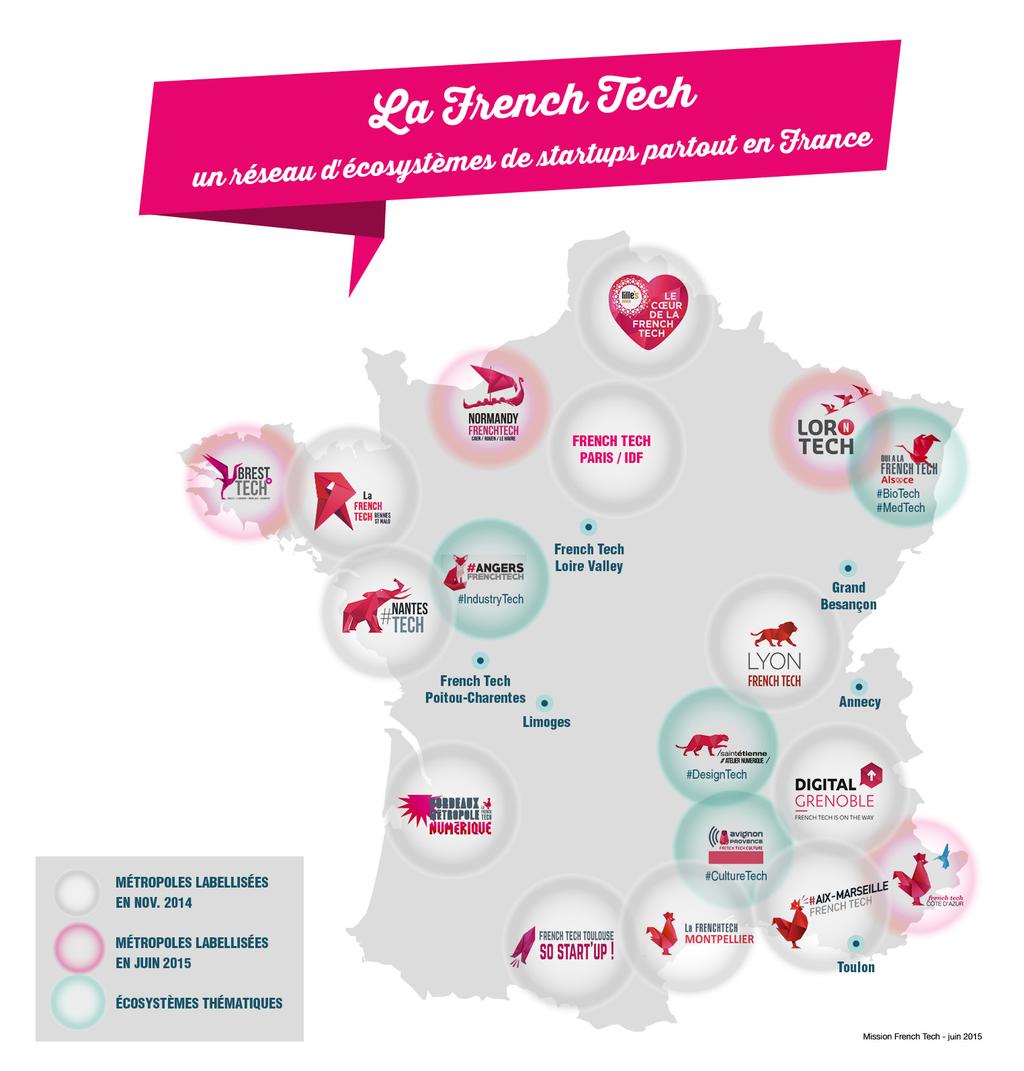 La French Tech poursuit son expansion en France&#8230; et à l&rsquo;étranger