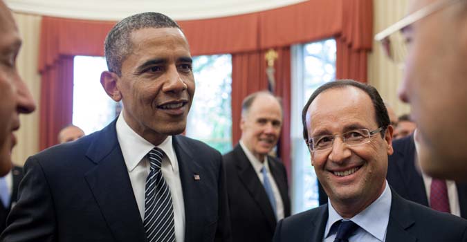 Les USA assurent ne pas écouter François Hollande. Aujourd&rsquo;hui.