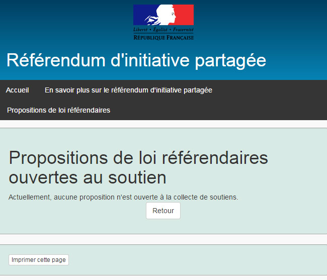 Référendum : 6 mois après, le site à 365 000 euros est toujours vide&#8230;