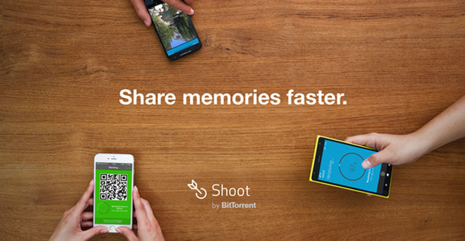 Shoot : BitTorrent facilite le partage local entre smartphones
