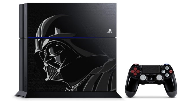 Une PS4 édition Star Wars aux couleurs de Darth Vader