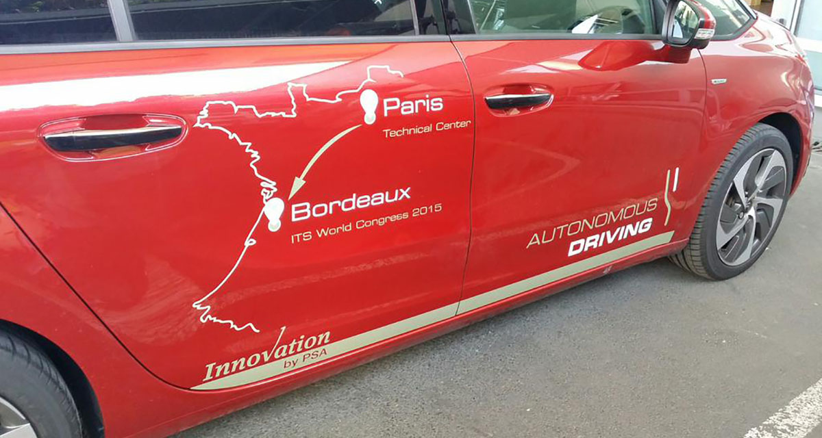 Peugeot fait circuler une voiture autonome entre Paris et Bordeaux