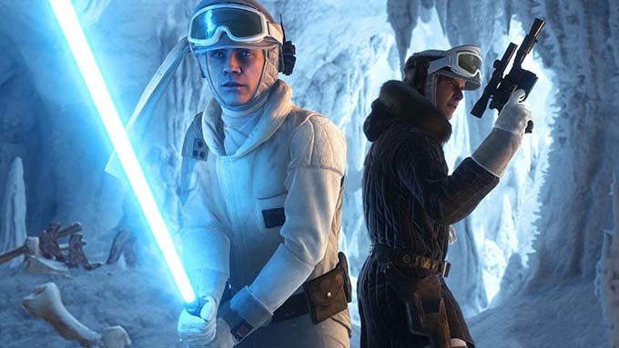 Luke et Han dans Star Wars Battlefront