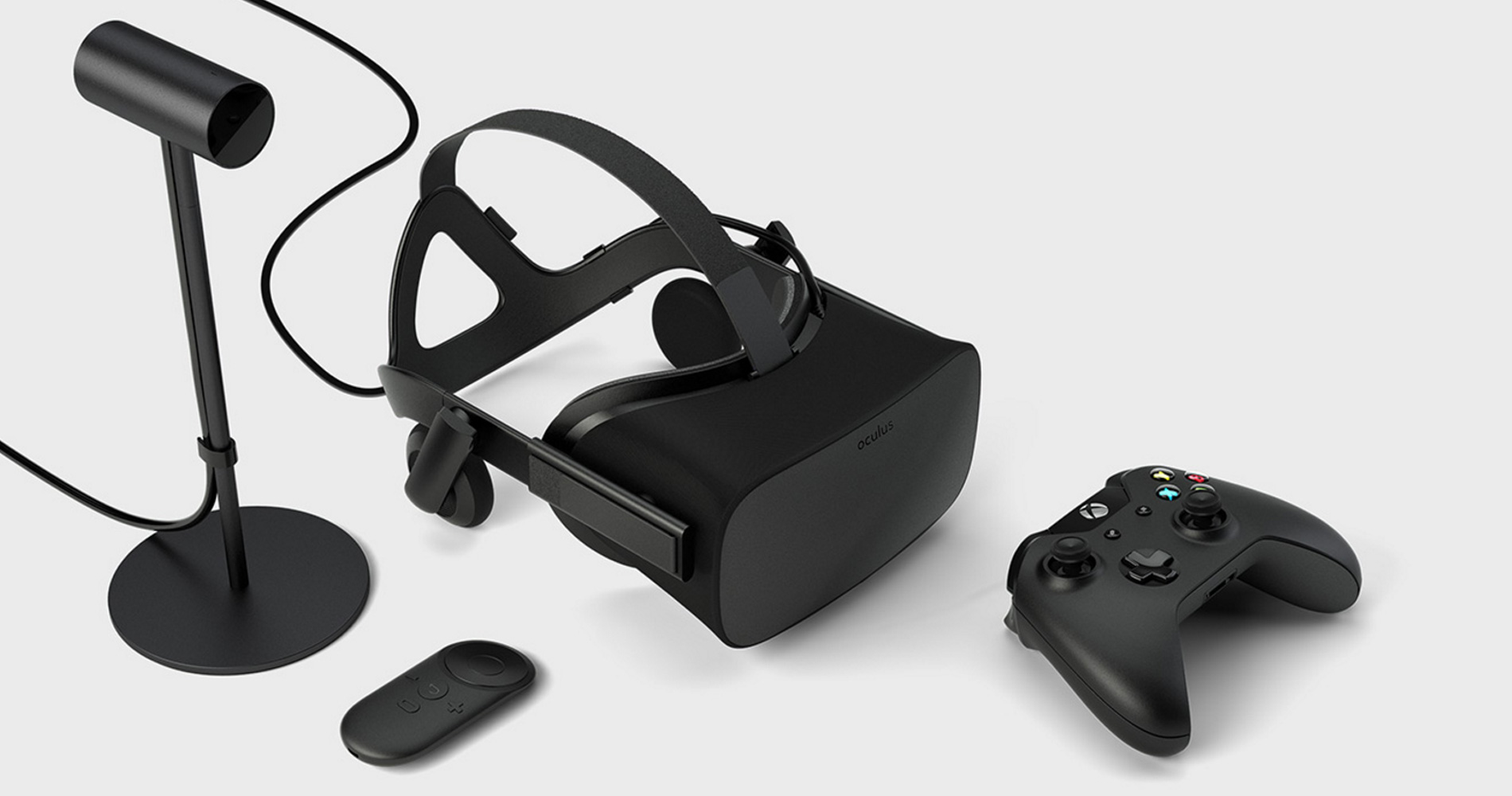 L'Oculus Rift, casque de réalité virtuelle.