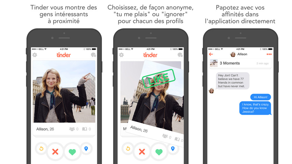 Tinder, Happn, Grindr... Les 10 applis de rencontre les plus utilisées par les Français en 2020