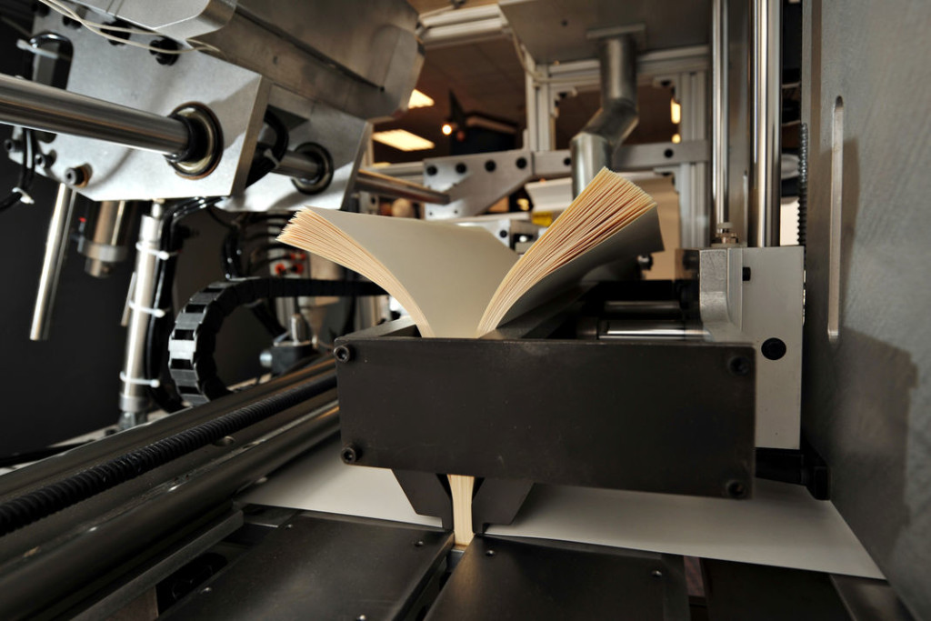 Un livre imprimé par l'Espresso Book Machine