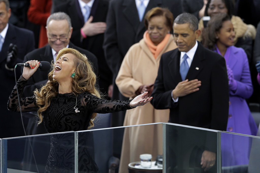 Beyonce. Barack Obama