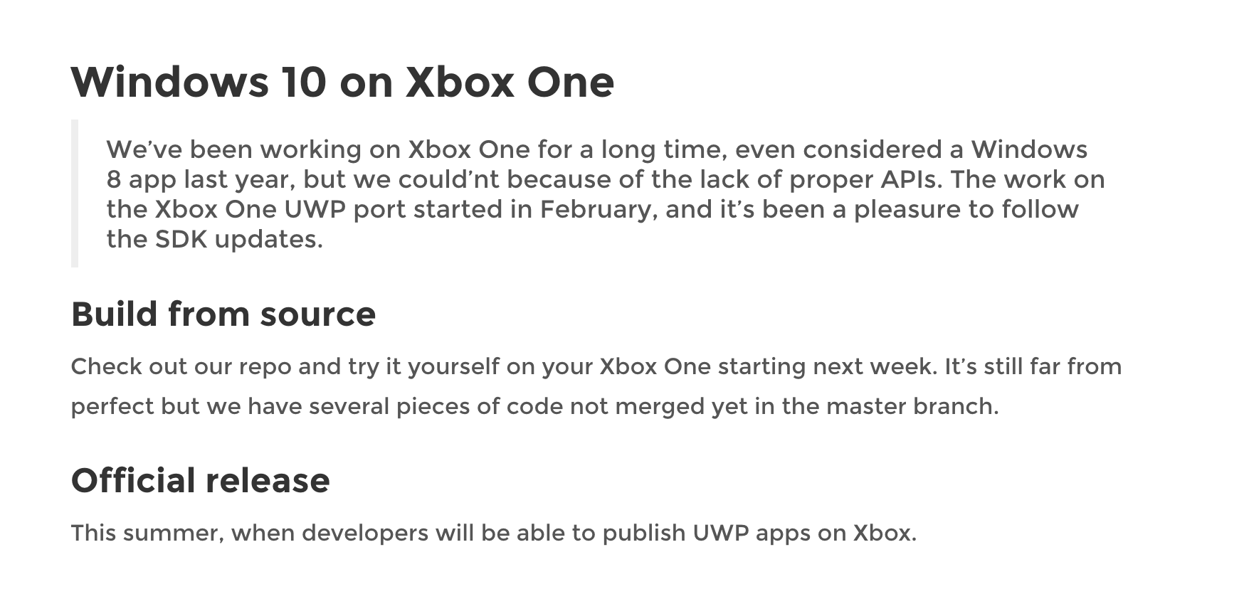 VLC sera donc officiellement disponible sur la Xbox One cet été.