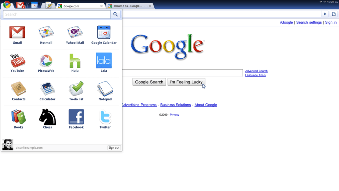 Chrome OS en 2009