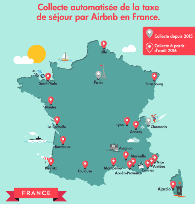Airbnb collectera la taxe de s jour dans 20 villes de France Airbnb collectera la taxe de s jour dans 20 villes de France