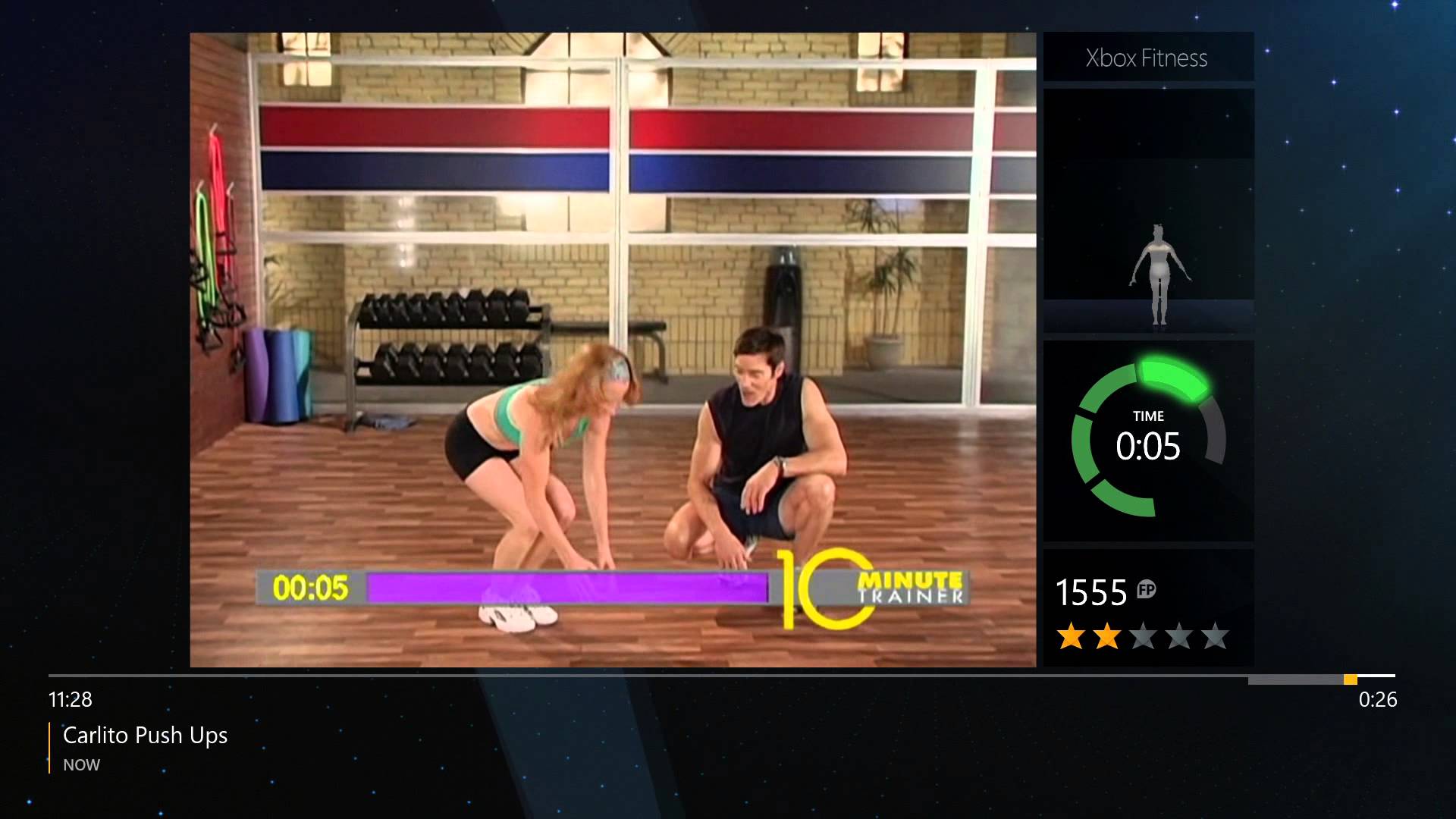 Xbox Fitness exercice 2