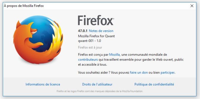 Firefox pour Qwant