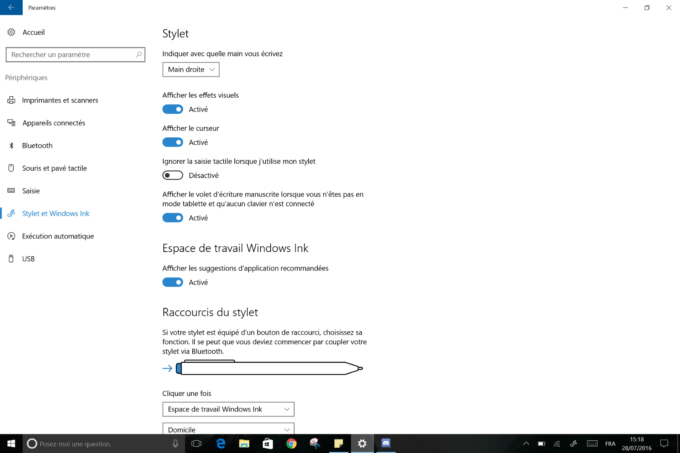 Windows 10 Anniversary Update paramètres 2