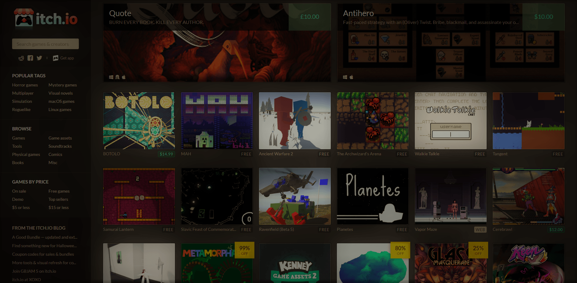 Rencontre Avec Itch io La Plateforme De Jeux Vid o Ind pendants rencontre-avec-itch-io-la-plateforme-de-jeux-vid-o-ind-pendants