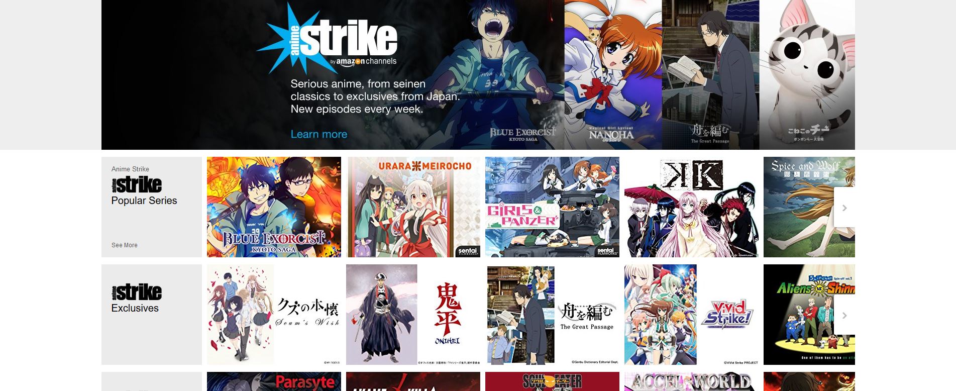 Anime Strike : Amazon part à la conquête des fans de mangas avec une  nouvelle offre de streaming - Numerama