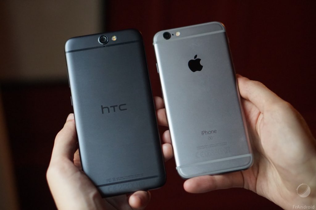 Le HTC One face à l'iPhone, un de ses héritiers 