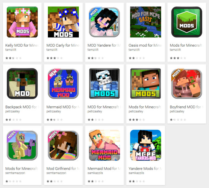 minecraft android mods