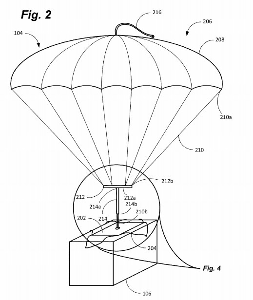 drone-parachute amazon