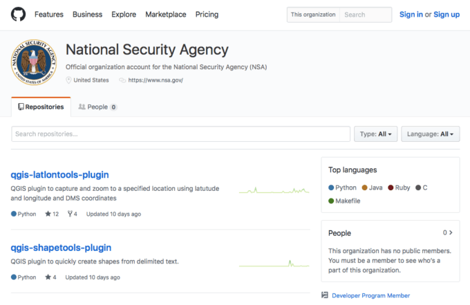 La NSA crée un compte sur Github et encourage les citoyens à améliorer ses projets