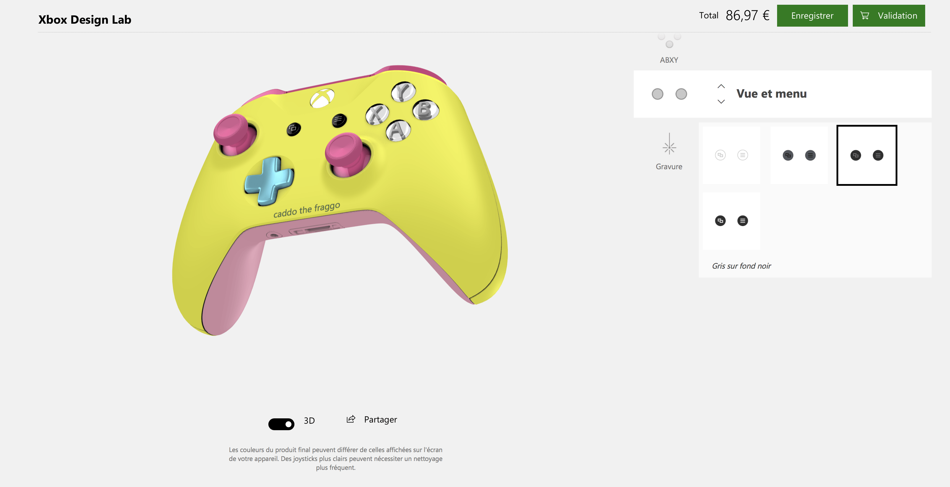 Personnalisez votre manette Elite Series 2 avec le Xbox Design Lab