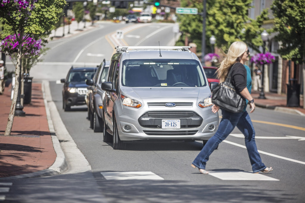 Ford and Virginia Tech Transportation Institute Self-driving Veh